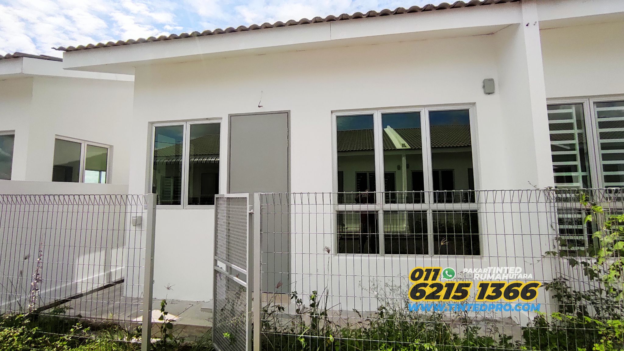 Tinted rumah Taman Anggerik, Parit Buntar, Perak