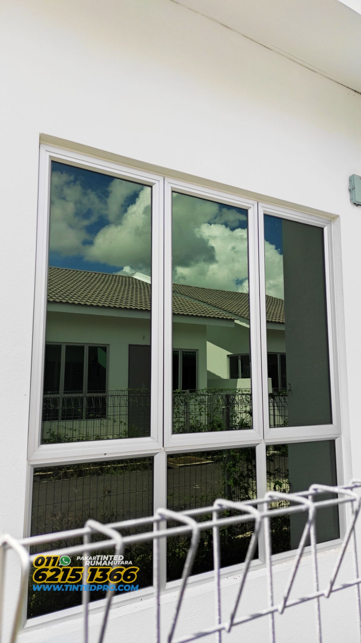 Tinted rumah Taman Anggerik, Parit Buntar, Perak