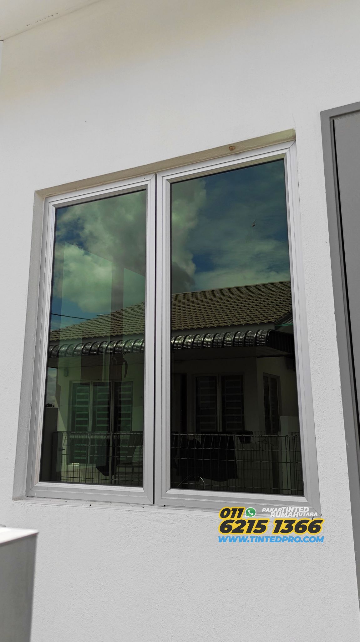 Tinted rumah Taman Anggerik, Parit Buntar, Perak