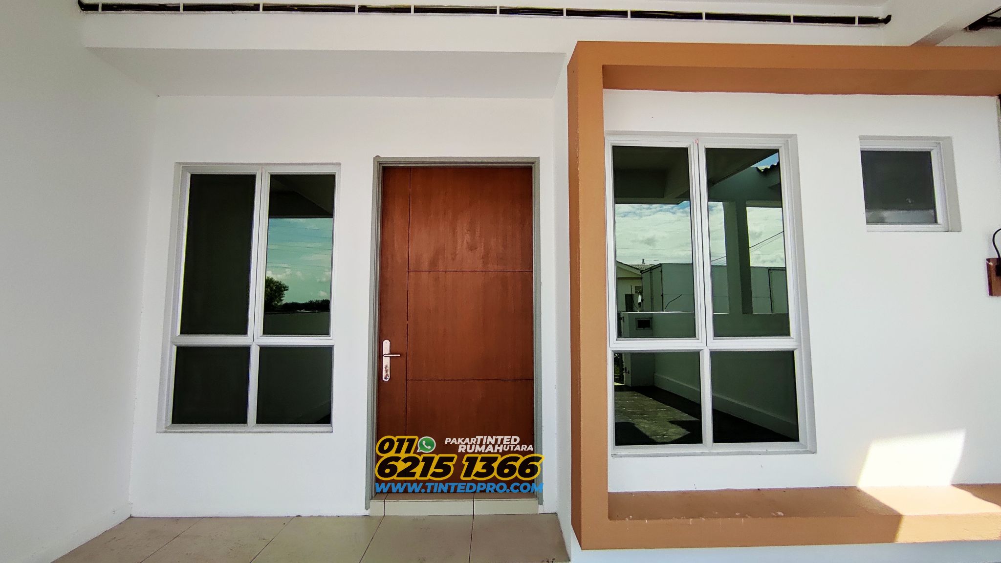 Tinted rumah Taman Anggerik, Parit Buntar, Perak