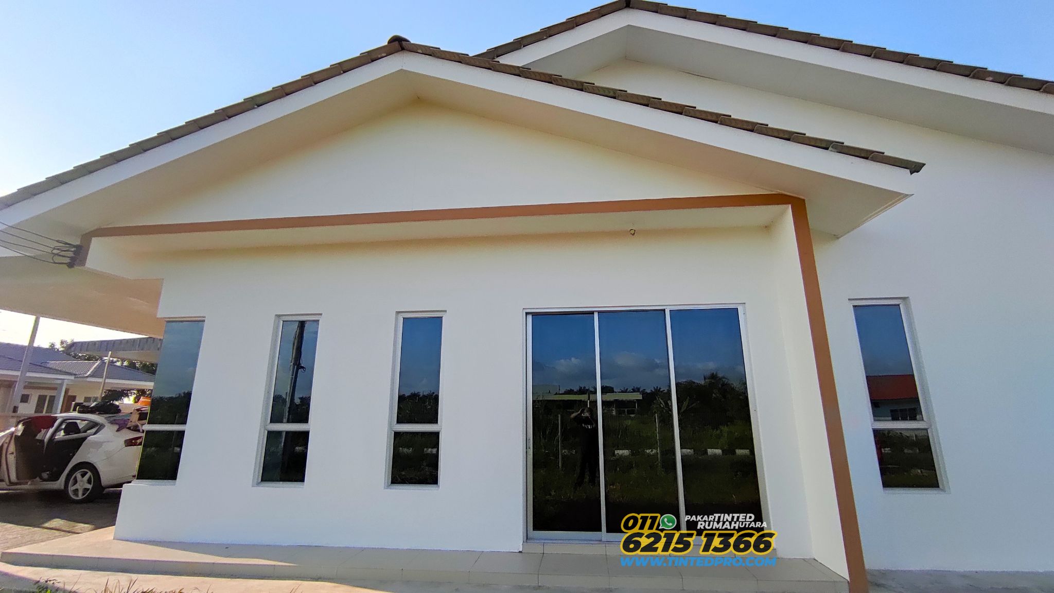Tinted rumah Taman Anggerik, Parit Buntar, Perak