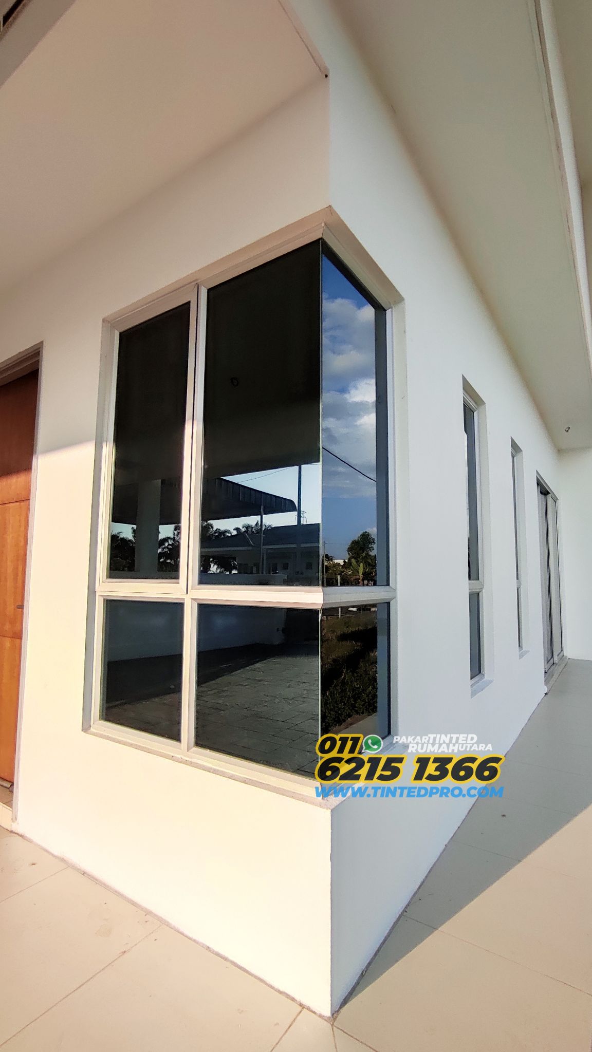 Tinted rumah Taman Anggerik, Parit Buntar, Perak