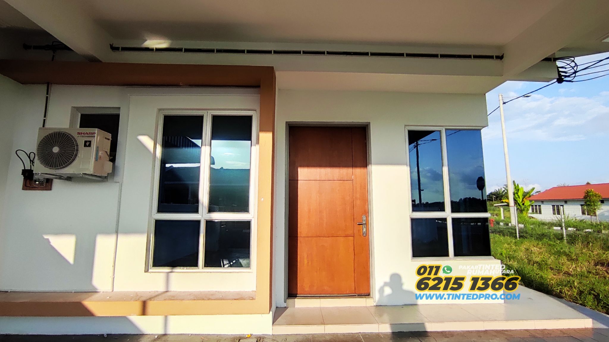 Tinted rumah Taman Anggerik, Parit Buntar, Perak