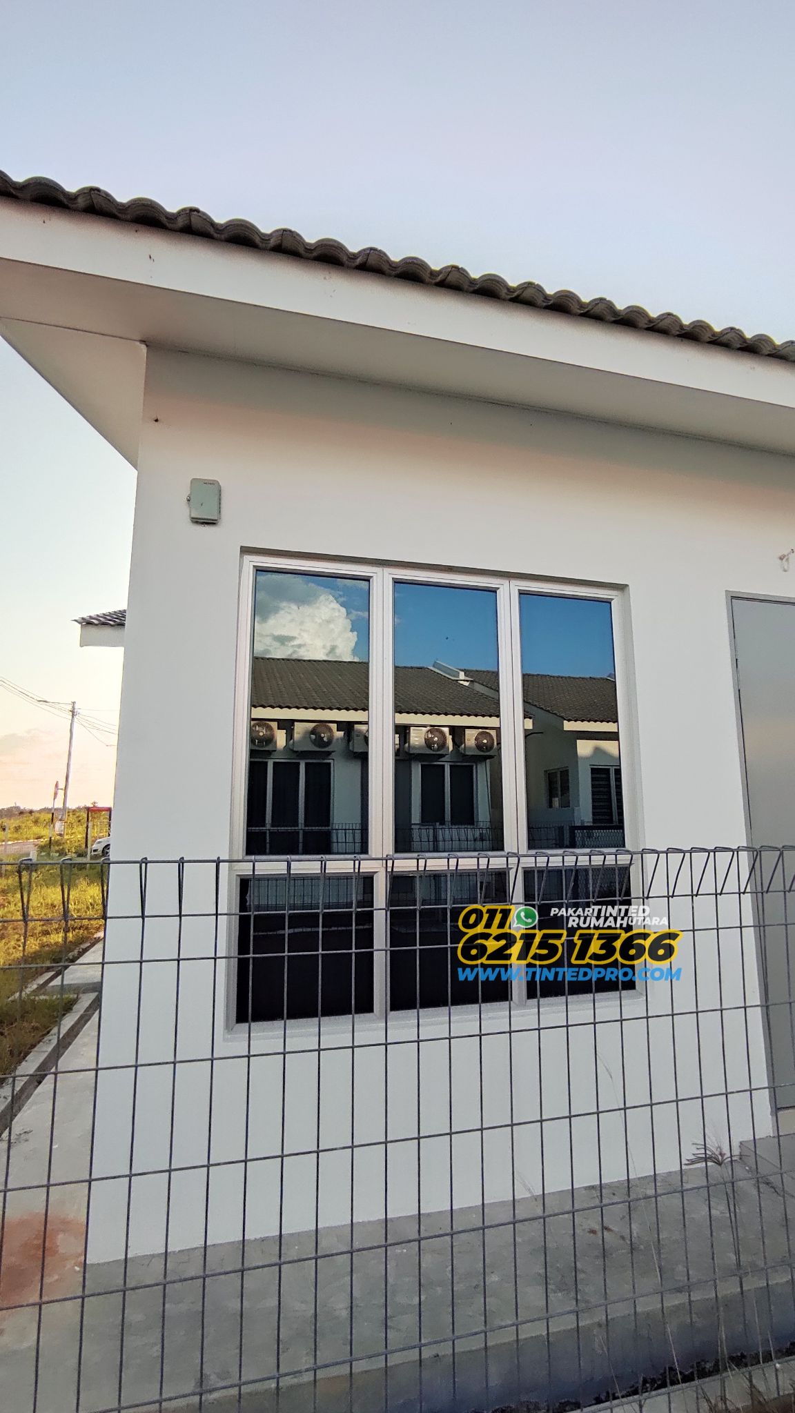 Tinted rumah Taman Anggerik, Parit Buntar, Perak