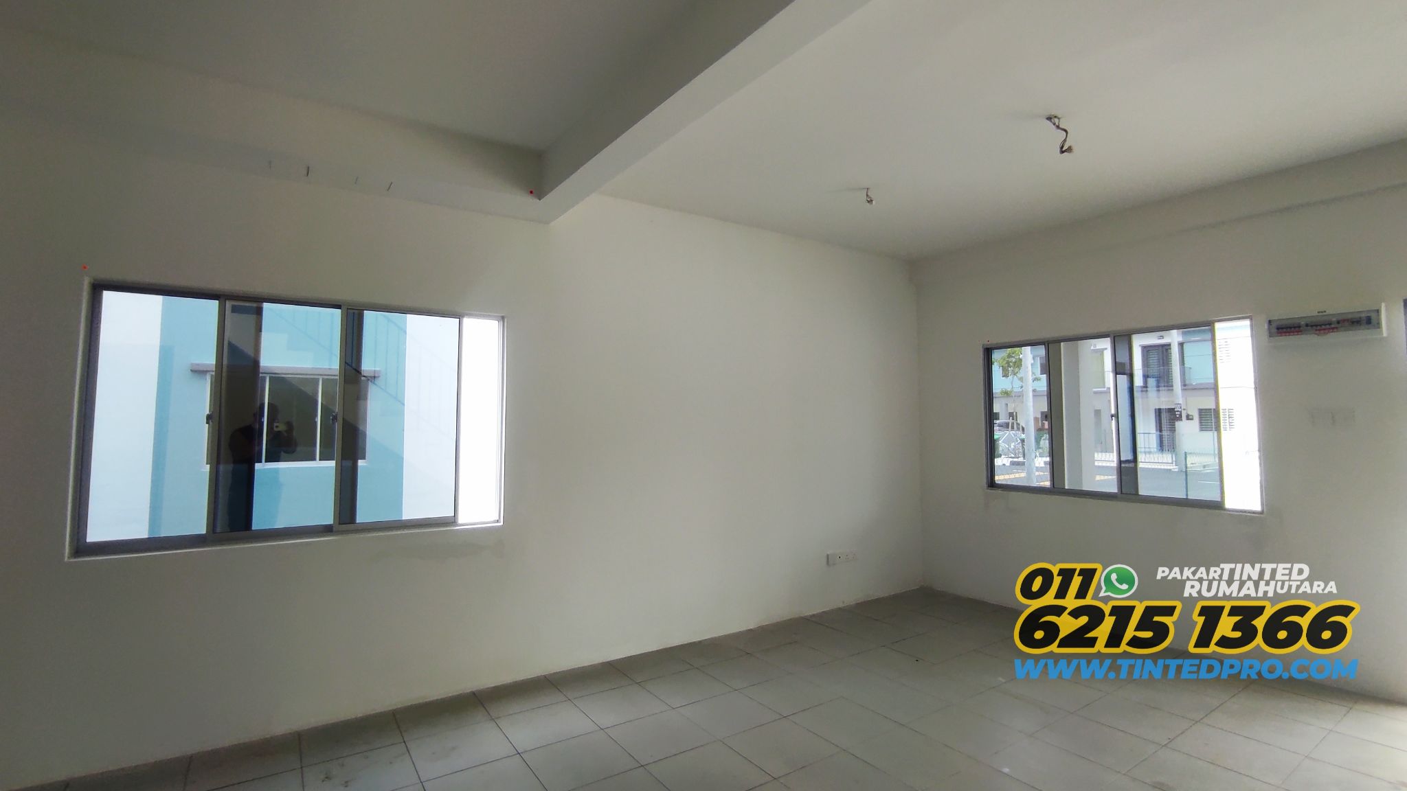 Pemasangan tinted rumah di Taman Arowana (Scientex), Sungai Petani, Kedah
