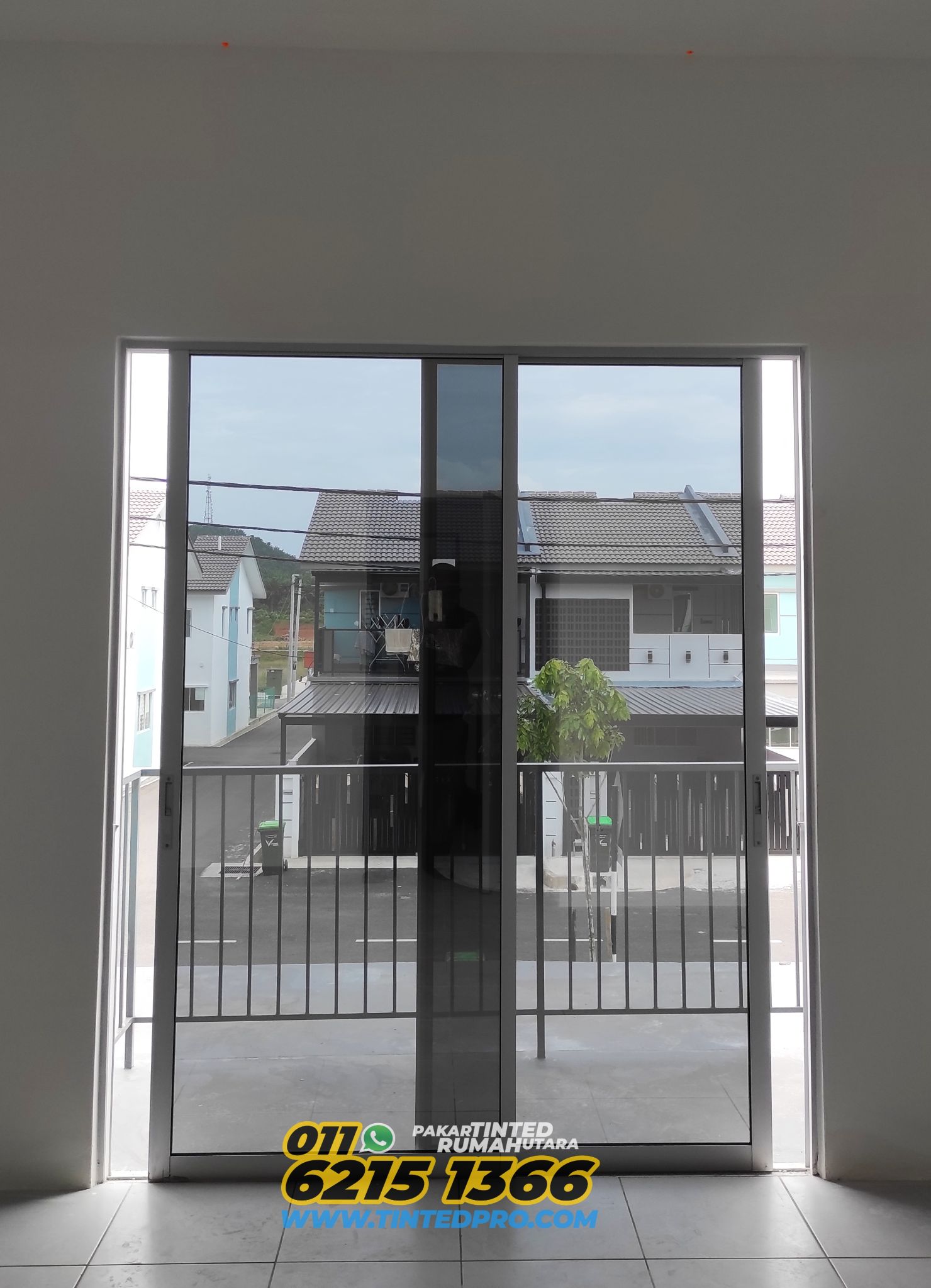 Pemasangan tinted rumah di Taman Arowana (Scientex), Sungai Petani, Kedah