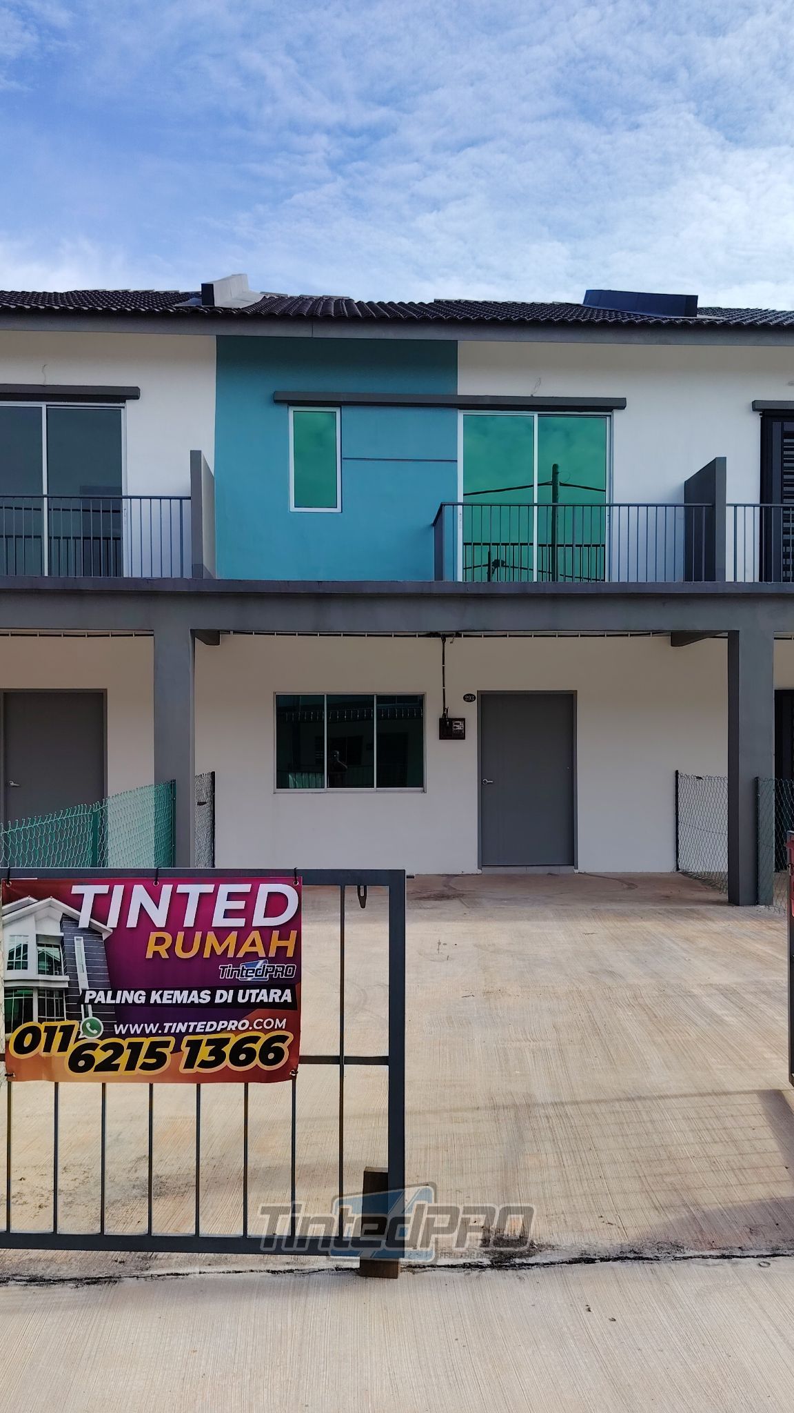Pemasangan tinted rumah di Taman Arowana (Scientex) Sungai Petani, Kedah
