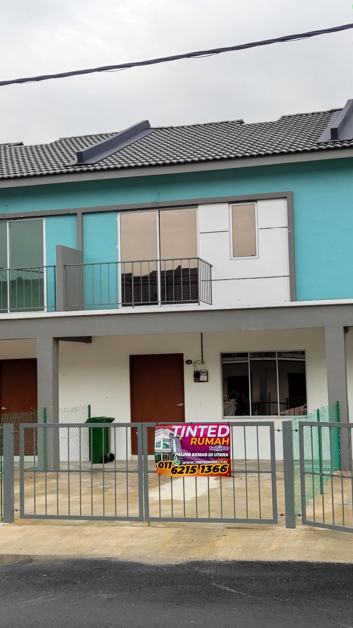 Tinted rumah Taman Tasek Gelugor Utama, Pulau Pinang