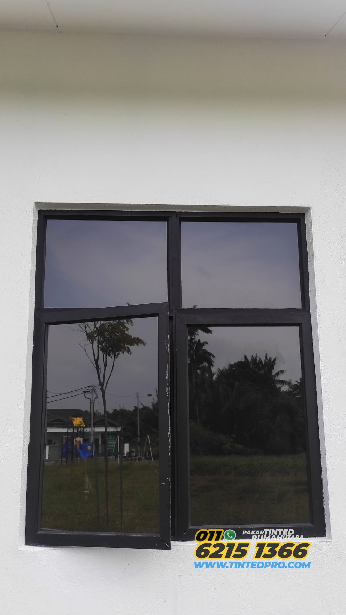 Pemasangan tinted rumah di Taman Ipil Permata, Nibong Tebal, Pulau Pinang