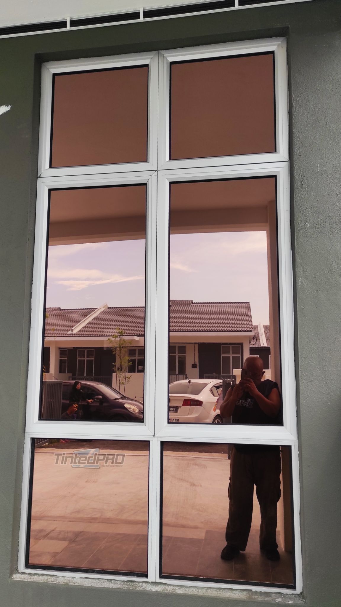 Tinted rumah Taman Kerian Putra, Parit Buntar, Perak