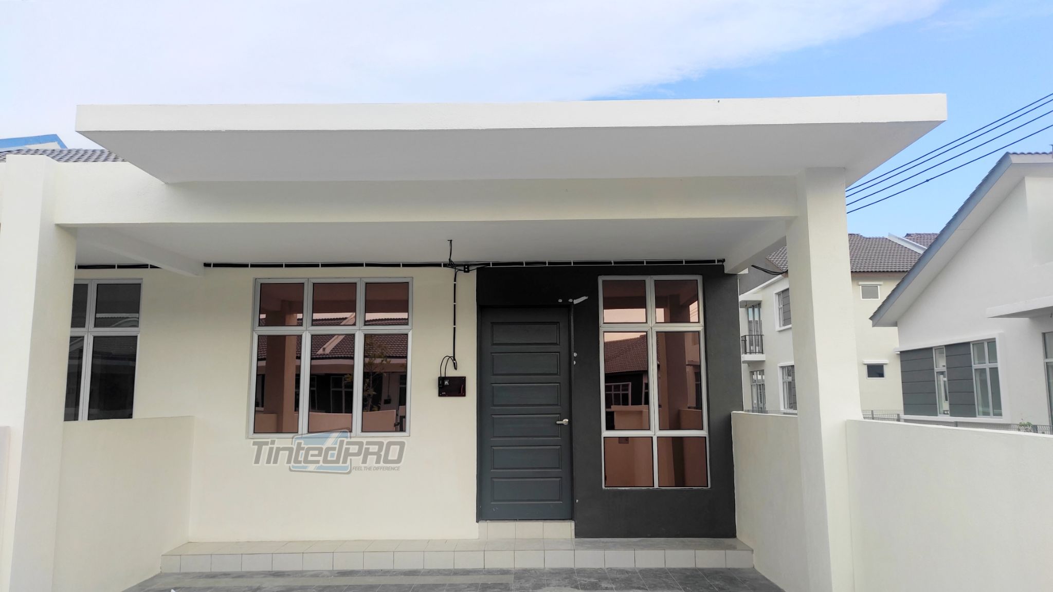 Tinted rumah Taman Kerian Putra, Parit Buntar, Perak