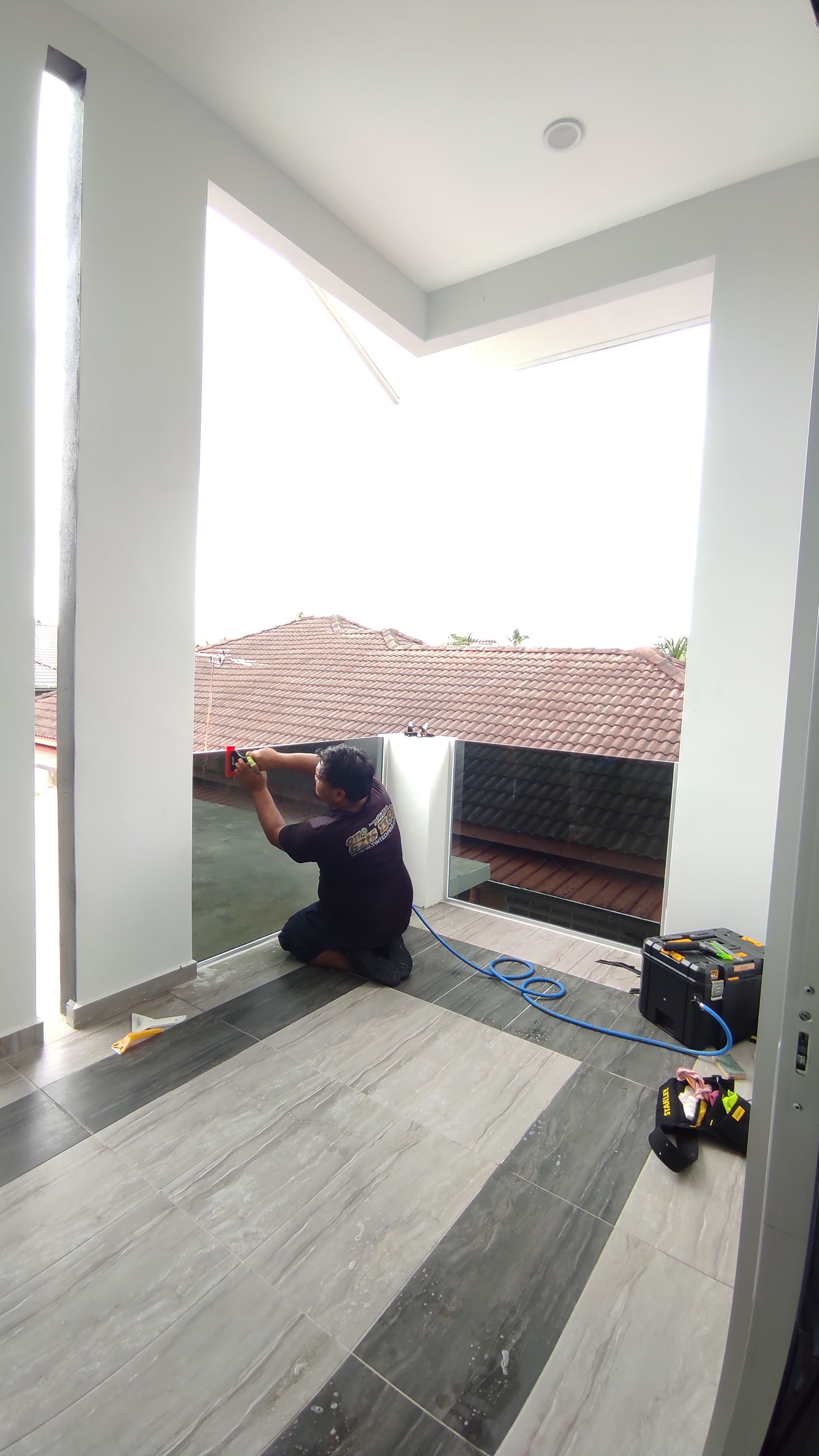 Pemasangan tinted rumah di Mukim 3, Paya Keladi, Kepala Batas Pulau Pinang