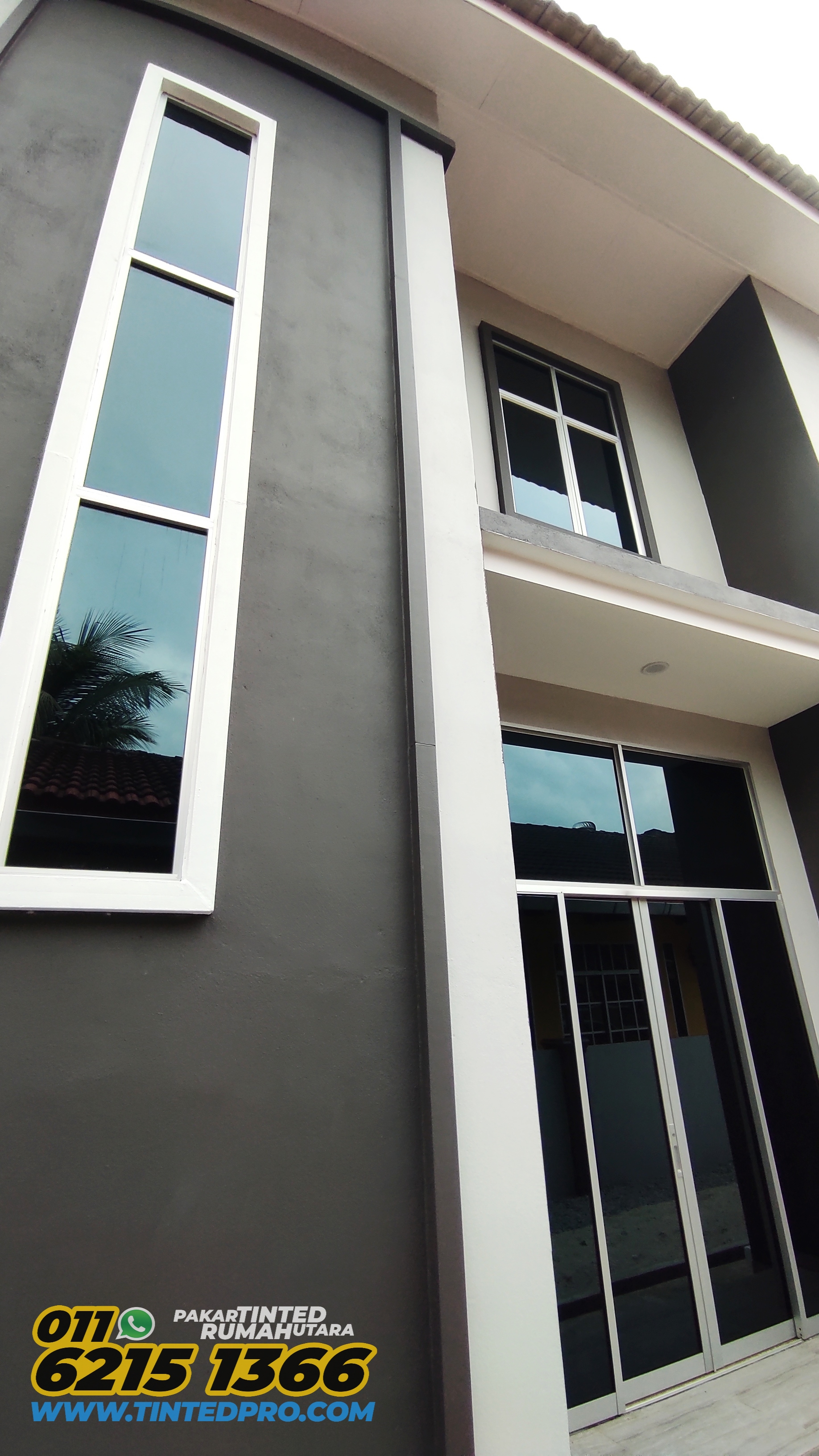 Pemasangan tinted rumah di Mukim 3, Paya Keladi, Kepala Batas Pulau Pinang