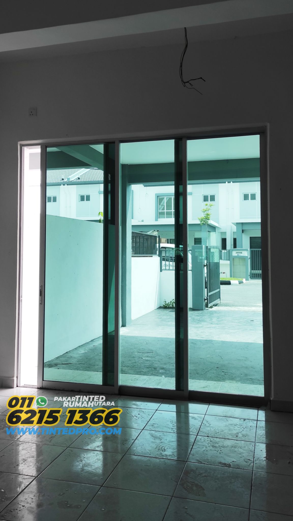 Pemasangan tinted rumah di residensi Pr1ma Junjong, Kulim, Kedah