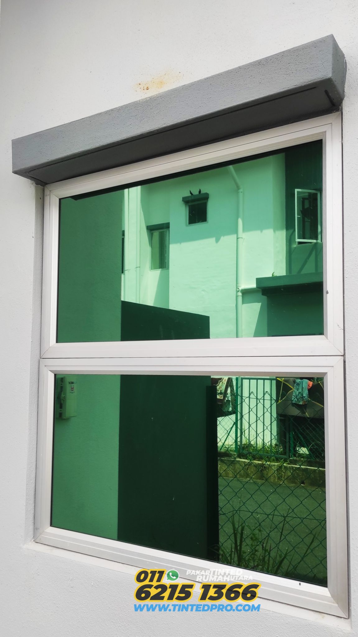Pemasangan tinted rumah di residensi Pr1ma Junjong, Kulim, Kedah