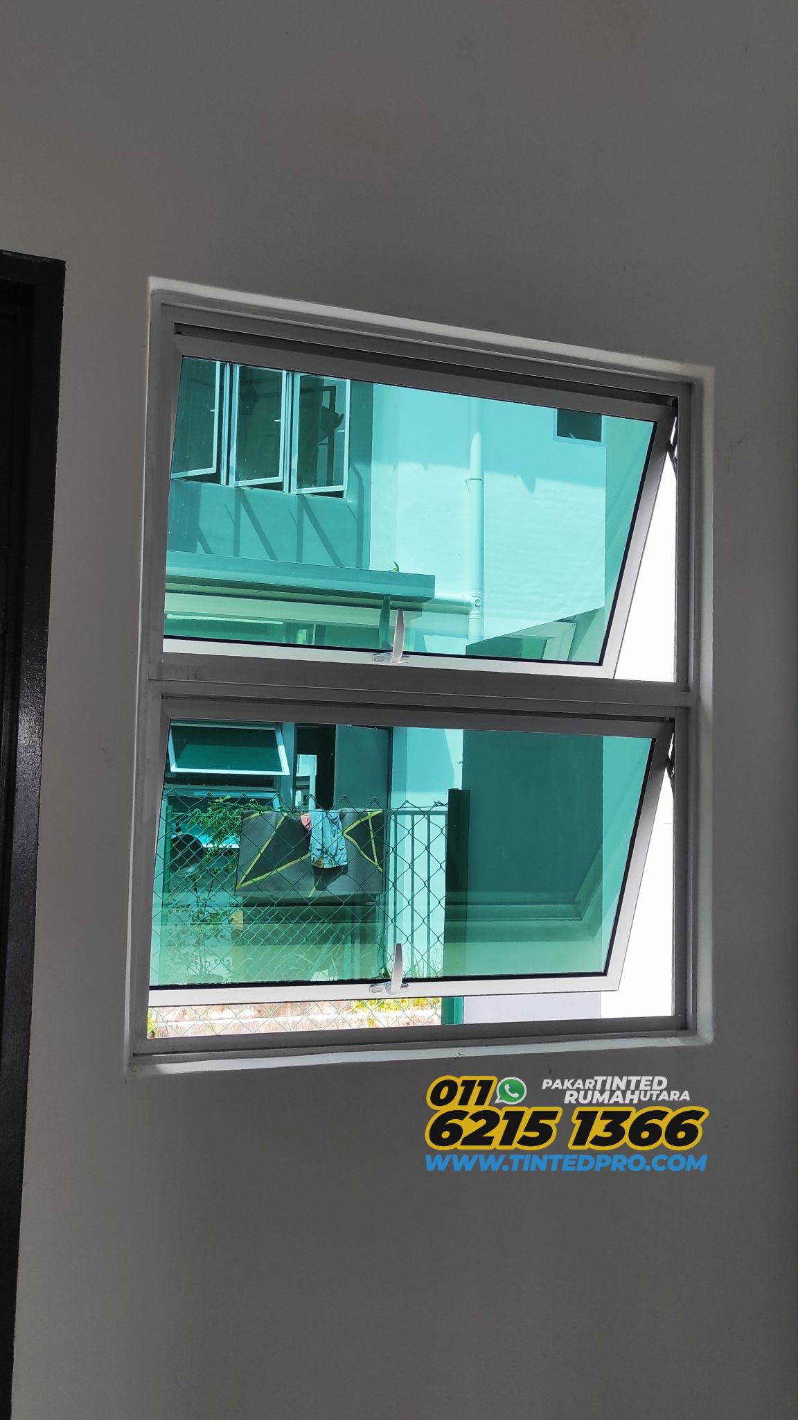 Pemasangan tinted rumah di residensi Pr1ma Junjong, Kulim, Kedah