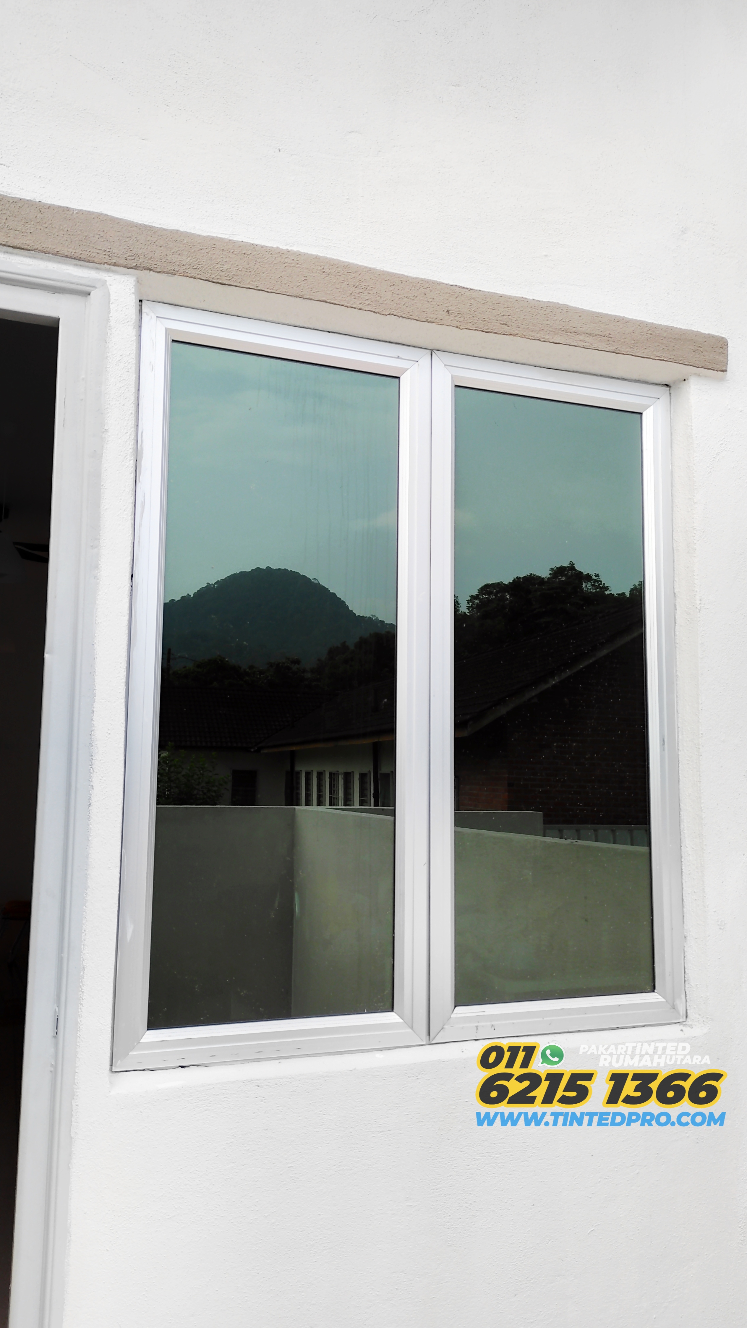 Pemasangan tinted rumah di Taman Semanggol Jati, Semanggol, Perak