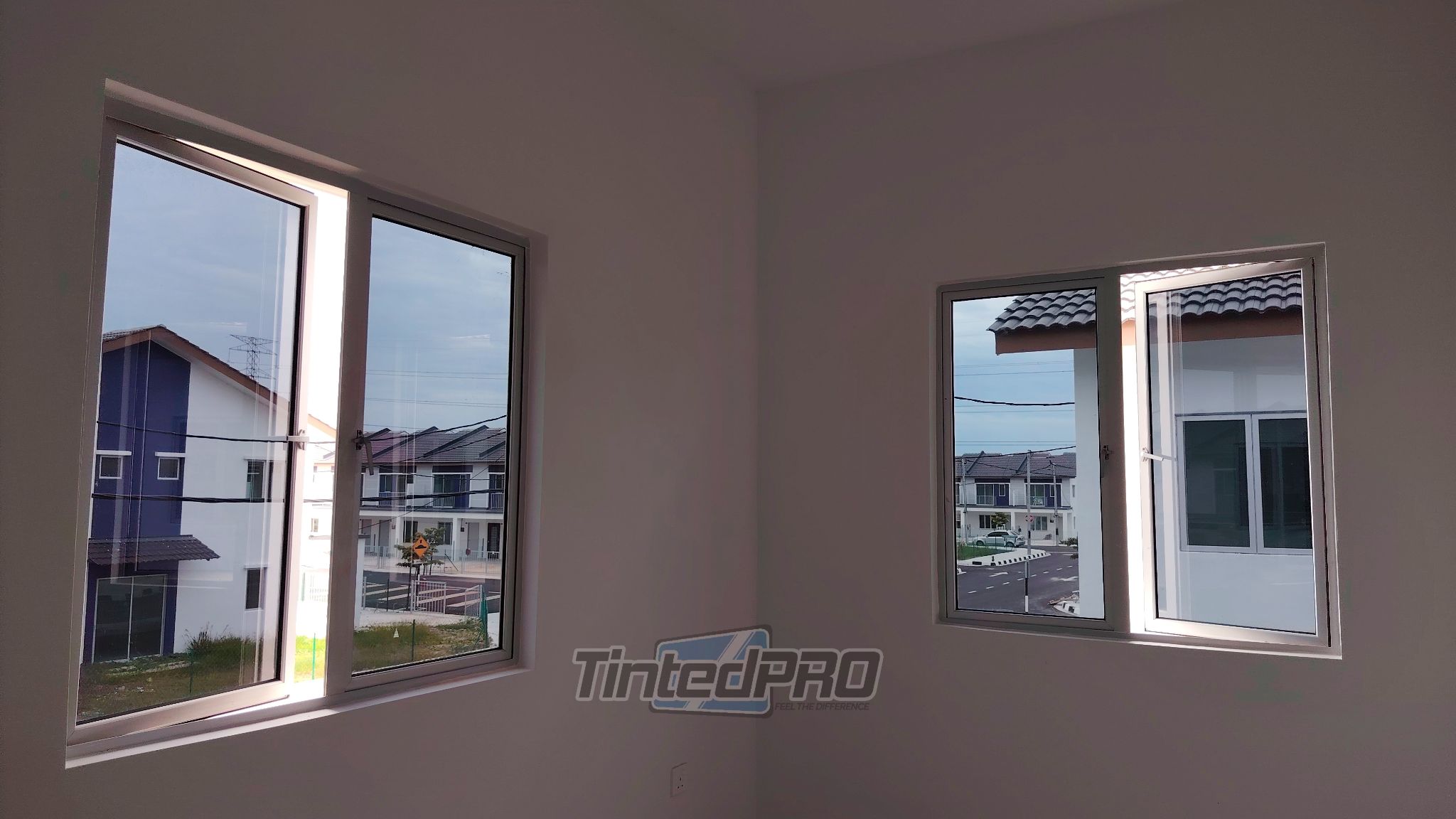 Pemasangan tinted rumah di Taman Sena Utama (Scientex) Sungai Dua, Pulau Pinang