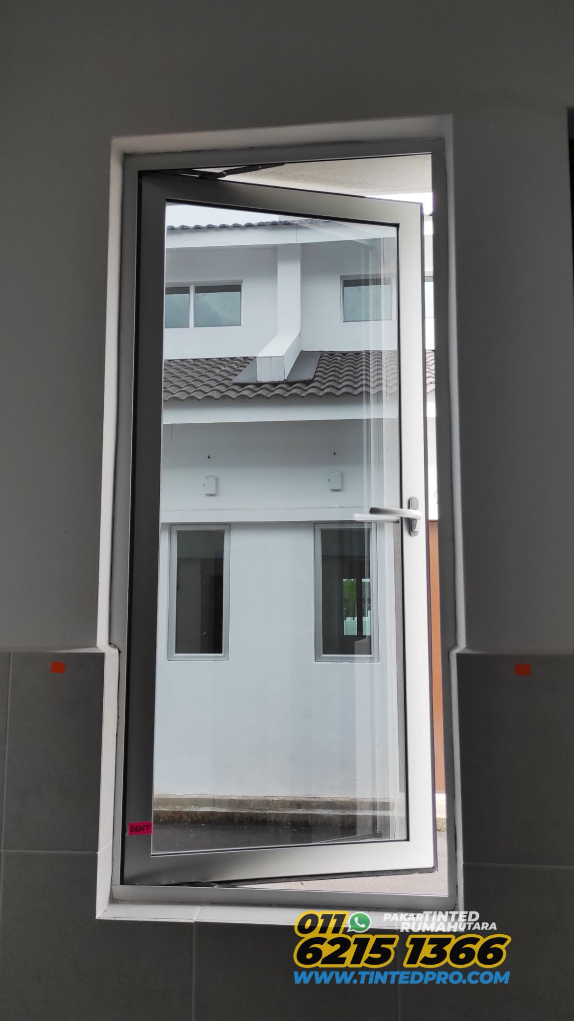 Pemasangan tinted rumah di Taman Seri Mutiara, Bandar Baharu, Kedah