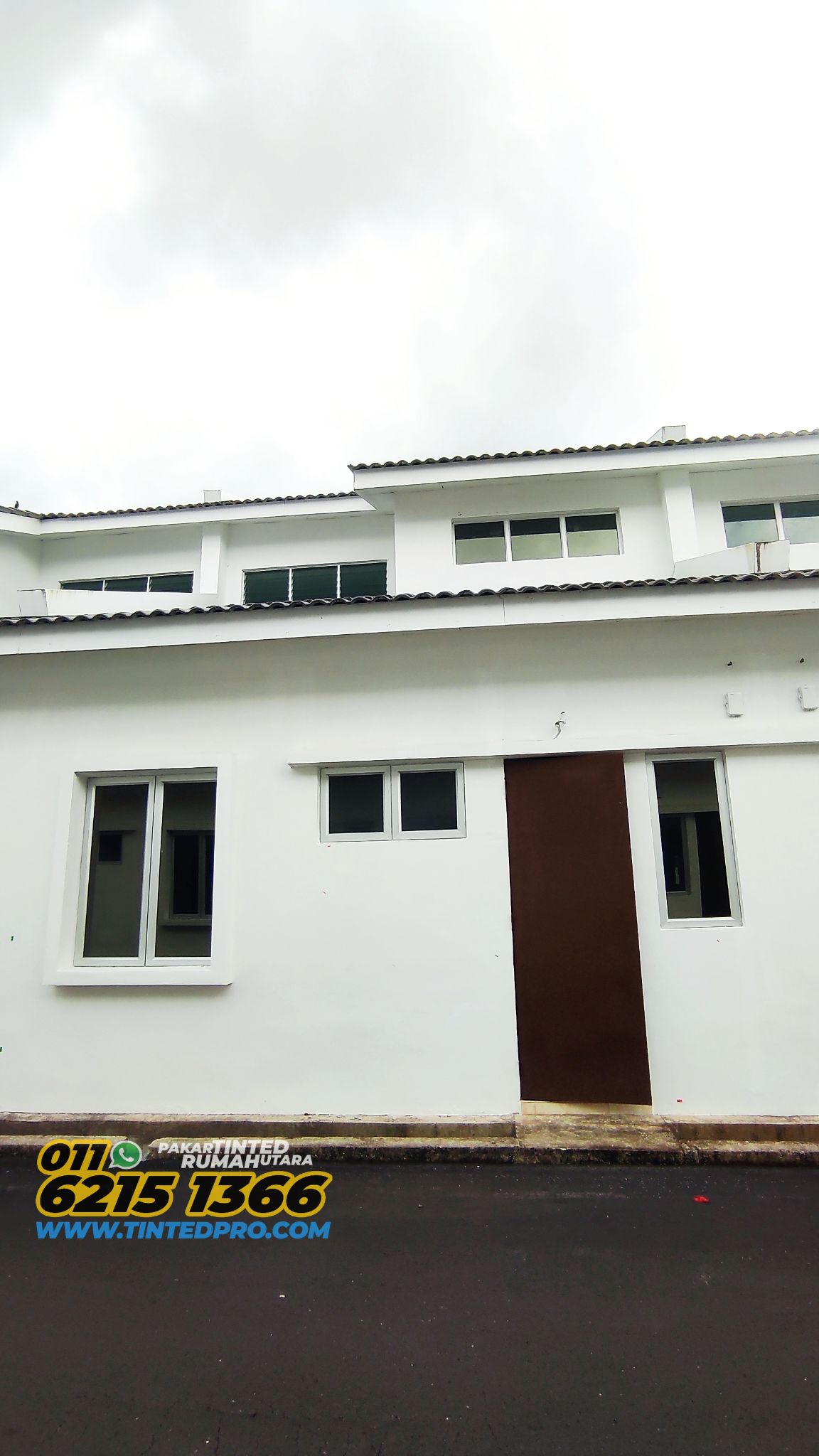 Pemasangan tinted rumah di Taman Seri Mutiara, Bandar Baharu, Kedah