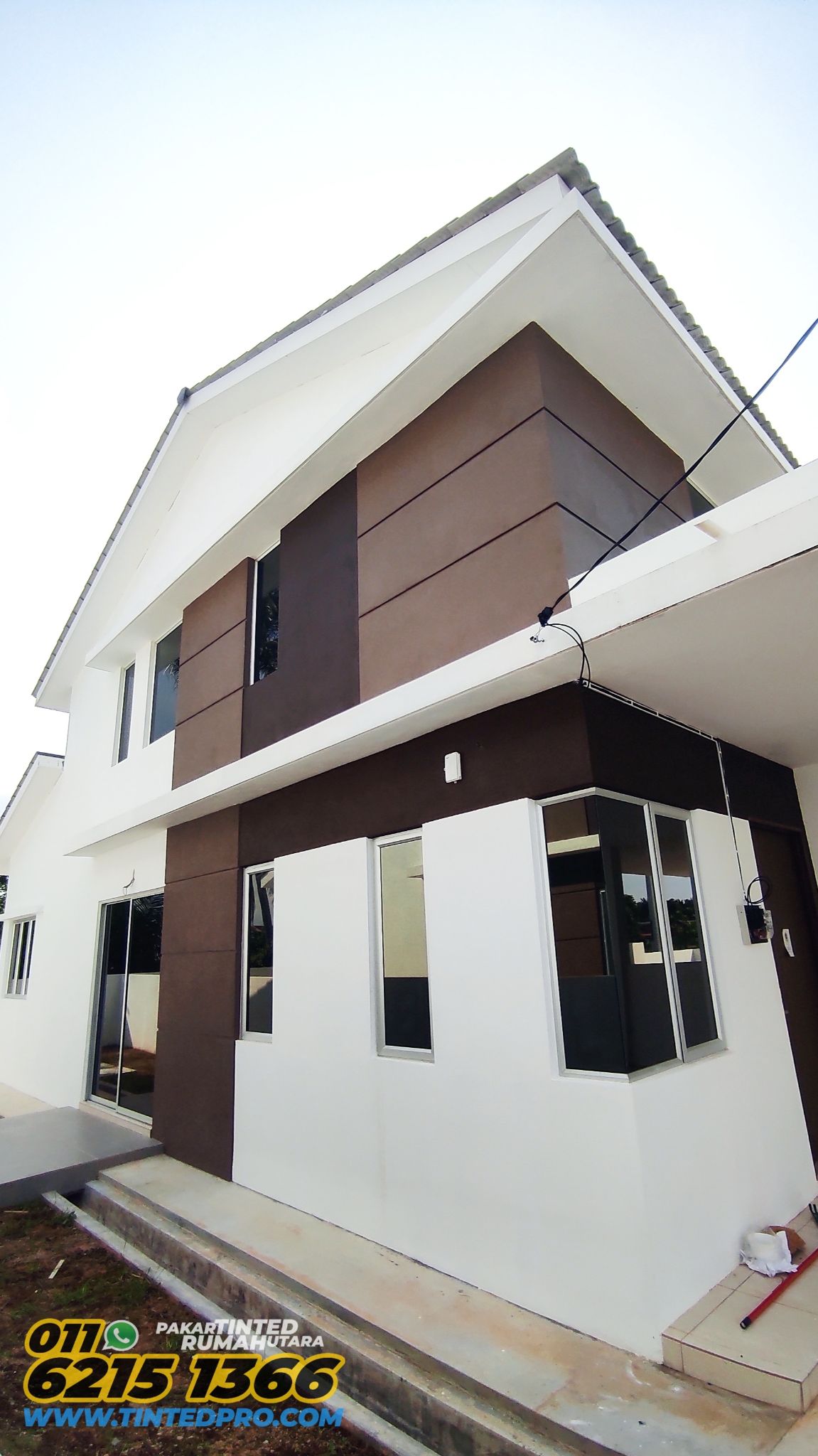 Pemasangan tinted rumah di Taman Seri Mutiara, Bandar Baharu, Kedah