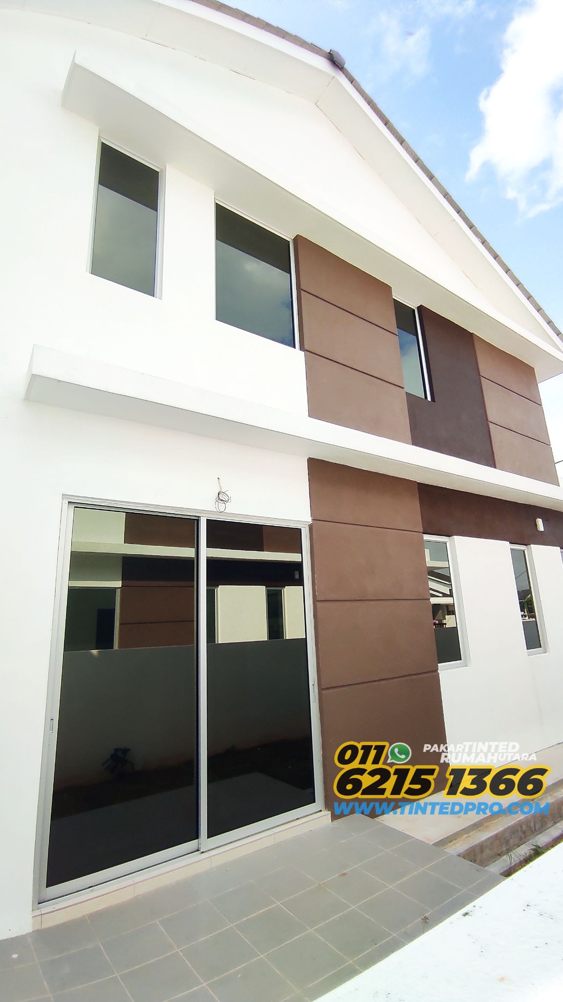 Pemasangan tinted rumah di Taman Seri Mutiara, Bandar Baharu, Kedah