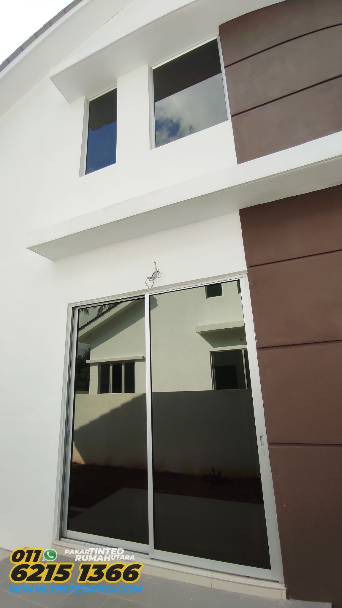 Pemasangan tinted rumah di Taman Seri Mutiara, Bandar Baharu, Kedah