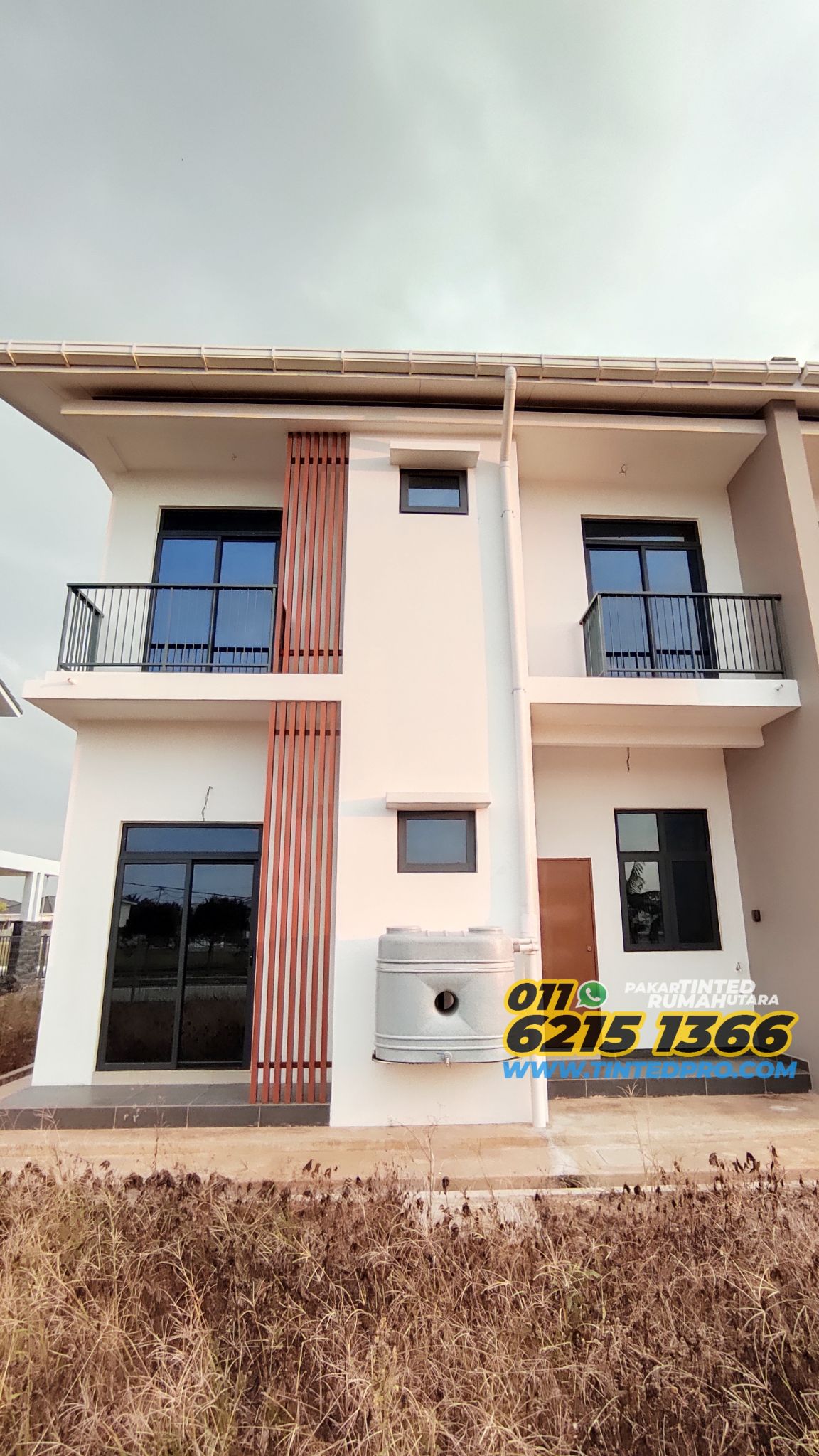 Tinted rumah Bertam Lakeview, Pulau Pinang